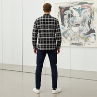 Full Sleeve Check Black