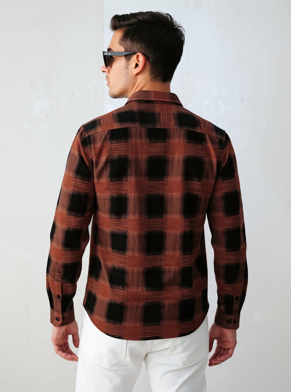 PLUSHCHECKS CHENILLE SHIRT
