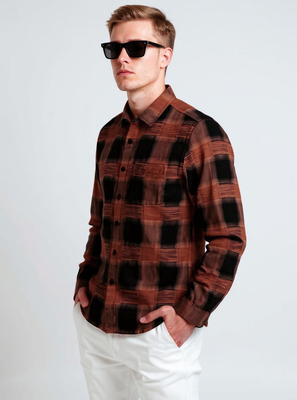 PLUSHCHECKS CHENILLE SHIRT