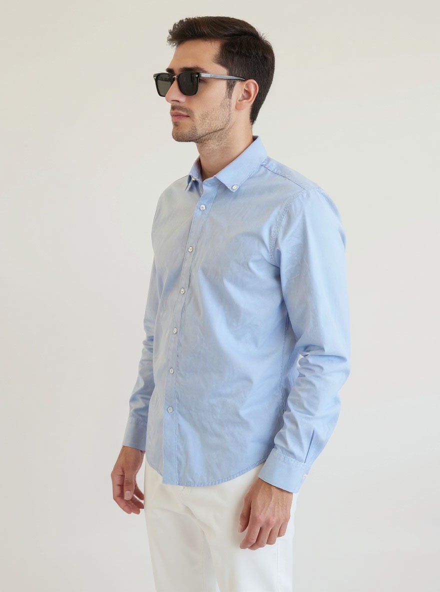 Full Sleeve Solid Sky Blue