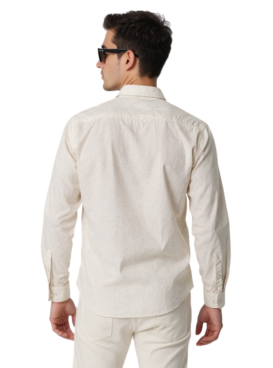 Full Sleeve Print Natural