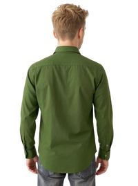 COTTON SOLIDS - DARK GREEN SHIRT