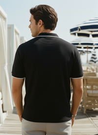 Solid 200 Gsm-Black Polo