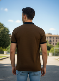 Cotton Rich 250 Gsm-Brown Polo