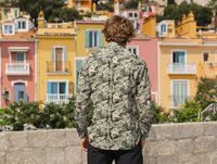 Tropical Abstract Print Casual Shirt – Green