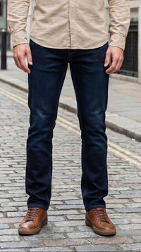 DENIM ANKLE FIT- DARK BLUE