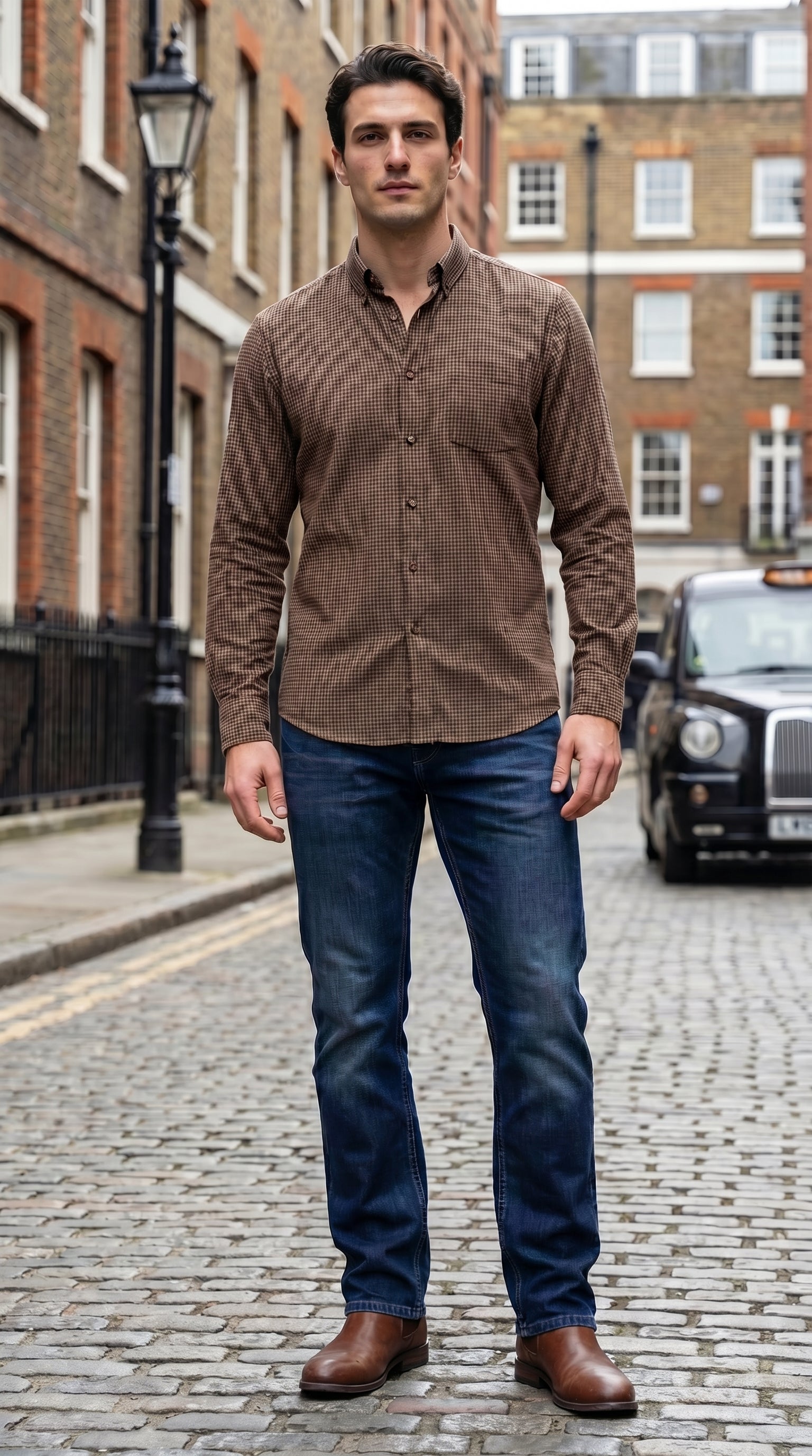 DENIM STRAIGHT FIT- DARK BLUE
