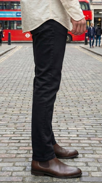 DENIM SLIM FIT- BLACK