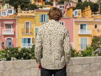 SLIM FIT PRINTED SHIRT OFFWHITE