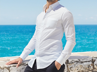 SLIM FIT SOLID WHITE SHIRT