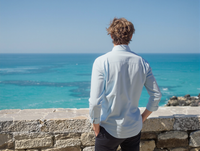 SLIM FIT SOLID SKY BLUE SHIRT