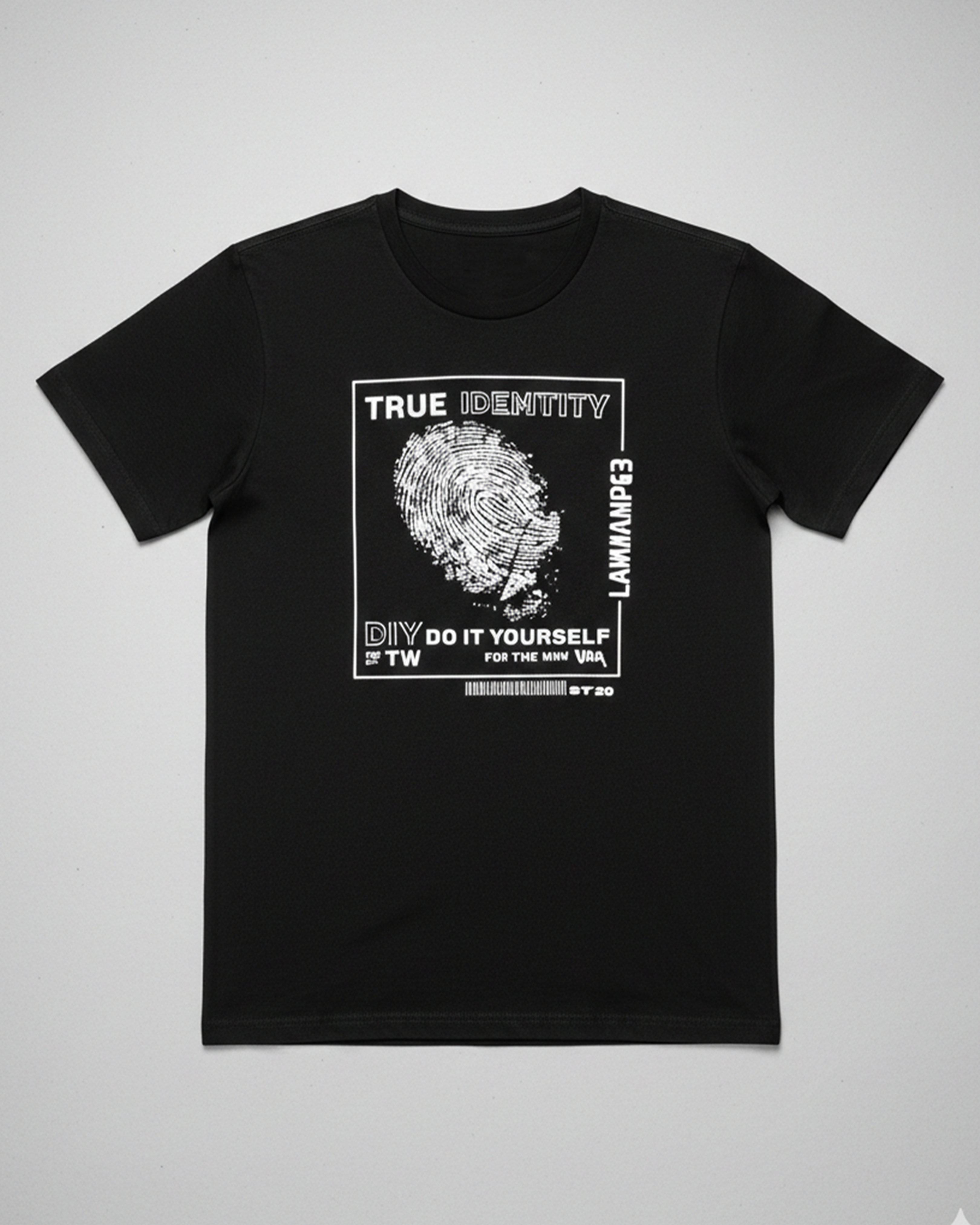 MEN'S GRAPHIC RELAXED FIT T-SHIRT-BLACK