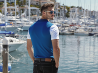 MEN'S  RELAXED FIT POLO T-SHIRT-NAVY