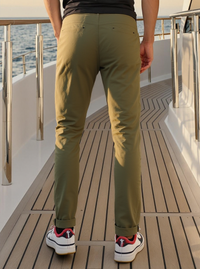 MEN'S TROUSERS SLIM FIT- KHAKI