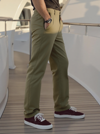 MEN'S TROUSERS SLIM FIT- KHAKI