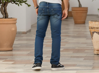 MID BLUE SLIM  FIT JEANS
