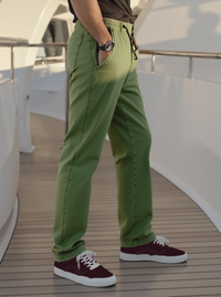 MEN'S TRAVEL PANTS SLIM FIT- LT BLACK