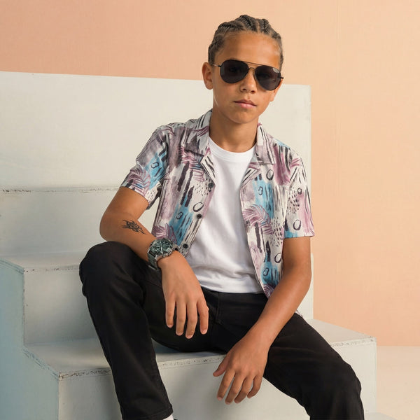 Kid's White Regular Fit Shirts