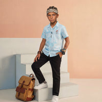 Kid's Mint Regular Fit Shirts