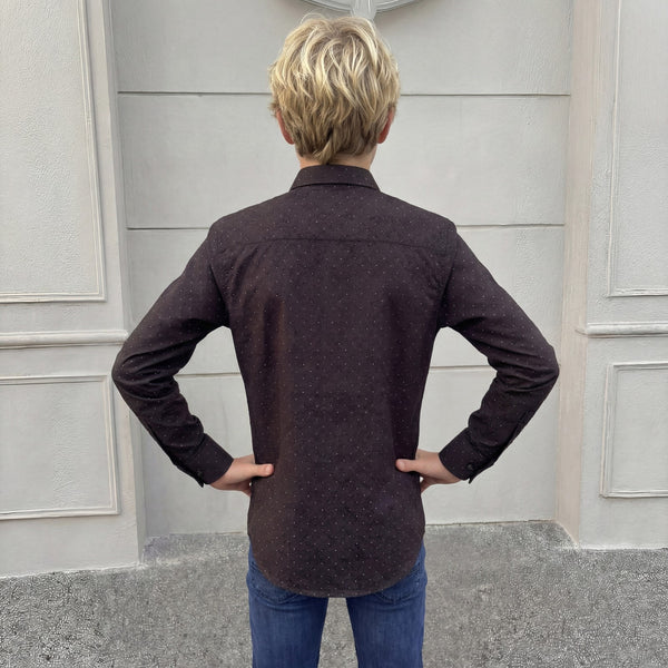 Kid's Black Regular Fit Shirts