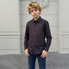 Kid's Black Regular Fit Shirts