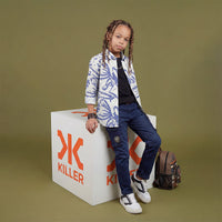 Kid's White Regular Fit Shirts