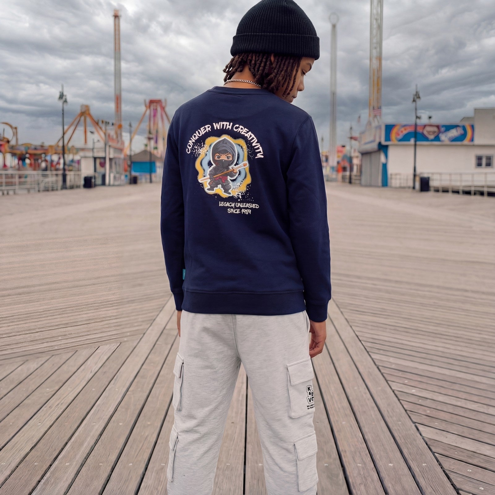 Kid's Navy Sweat Shirts