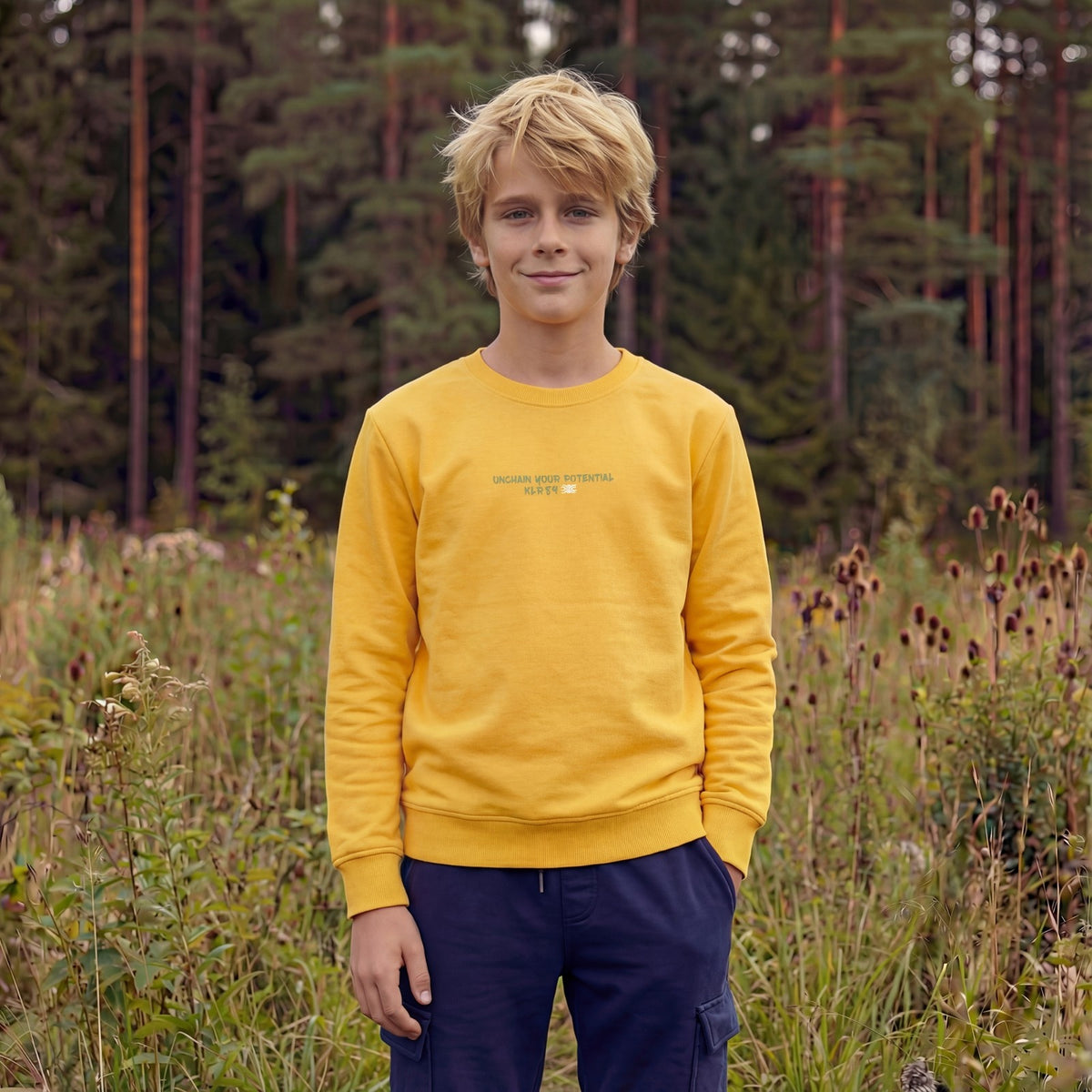 Kid's Yellow Sweat Shirts