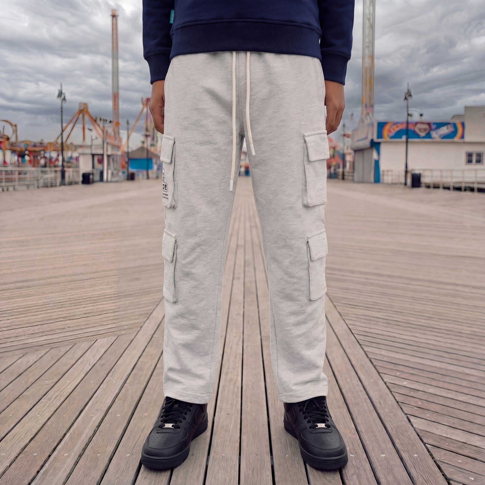 Kid's Light Grey Track Pant