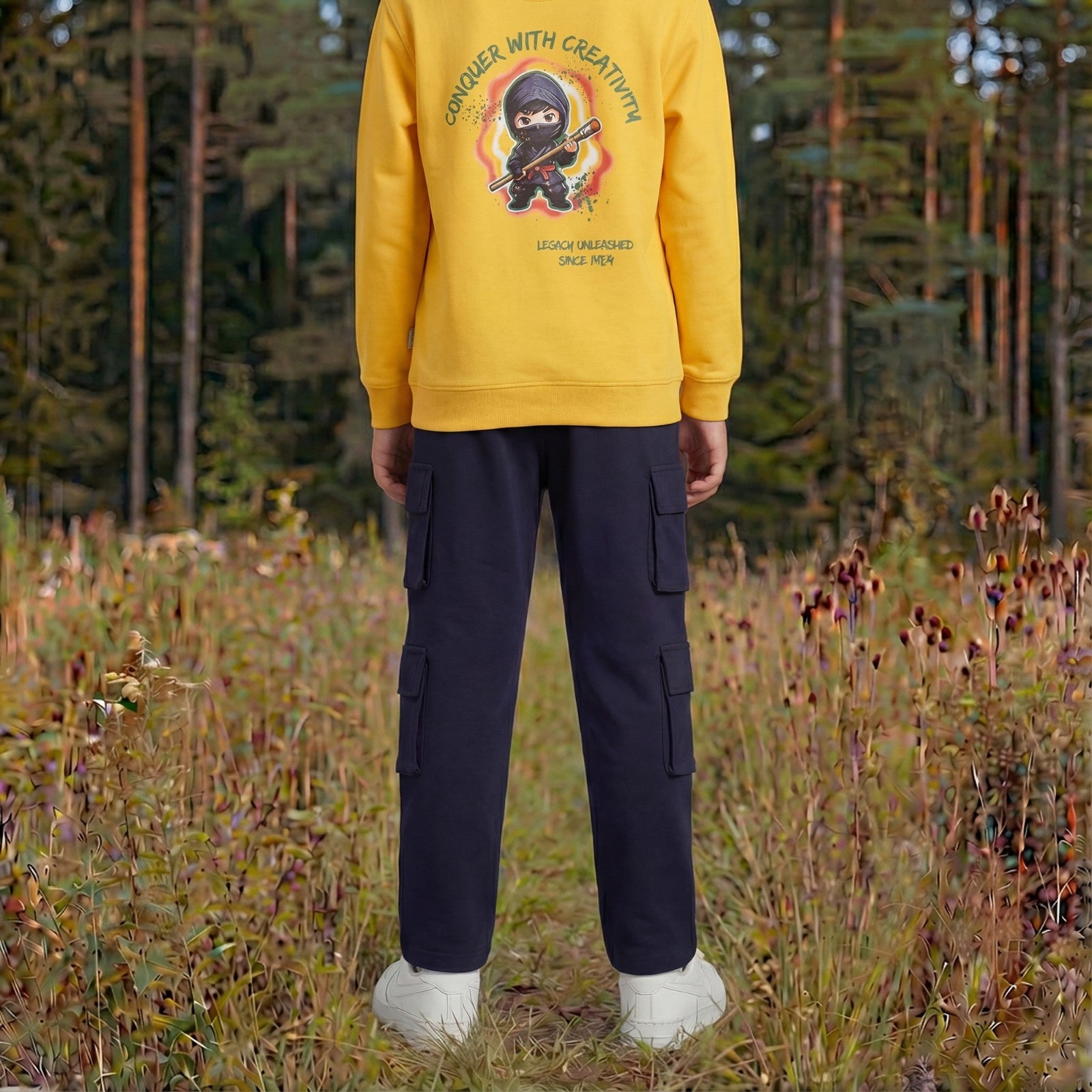 Kid's Navy Track Pant